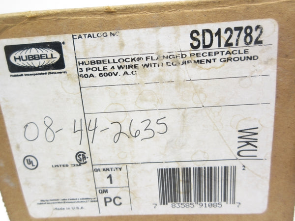 HUBBELL SD12782 600VAC 60A NSMP