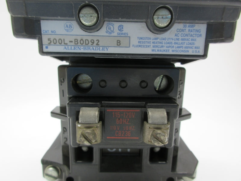 ALLEN BRADLEY 500L-BOD92 SER. B 120V 30A UNMP