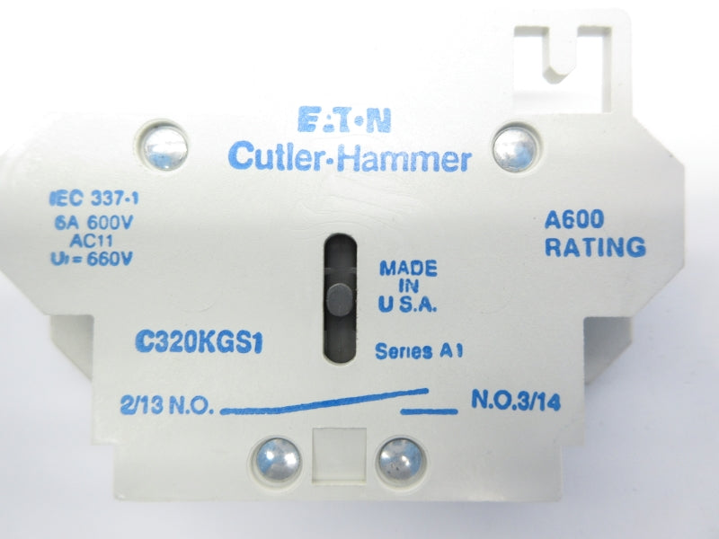 CUTLER HAMMER C320KGS1 SER. A1 660V 6A NSNP