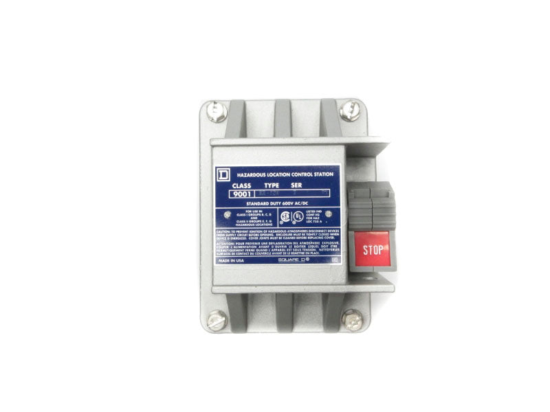SQUARE D 9001BR104 SER. B 600VAC/DC NSNP