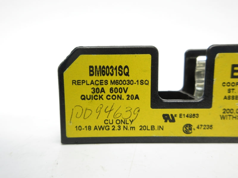 BUSSMANN BM6031SQ 600V 30A NSNP