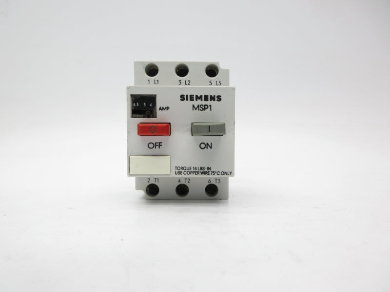SIEMENS MSP10LA11 4.0-6.3A NSNP