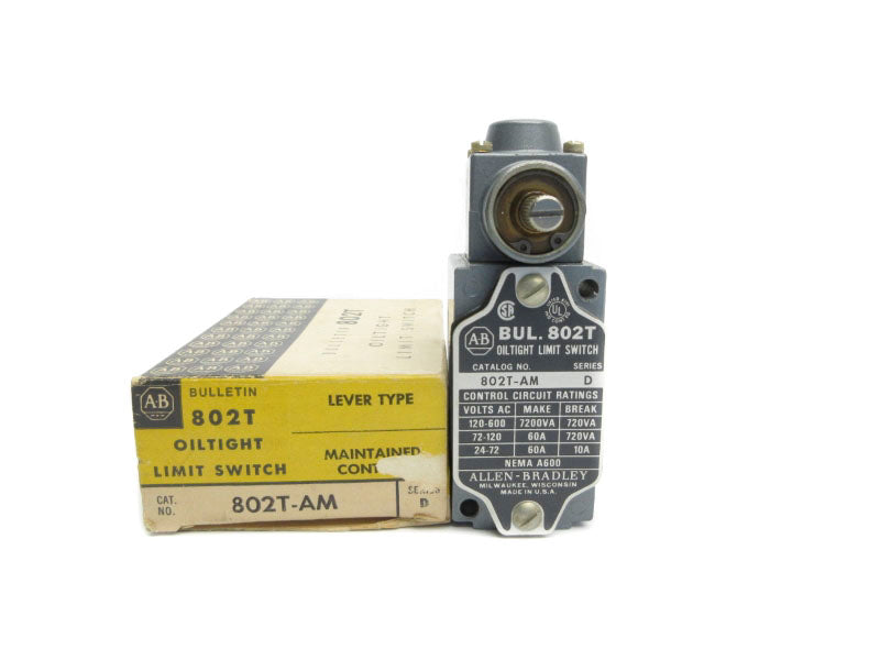 ALLEN BRADLEY 802T-AM SER. D 120-600VAC 60A (BK/YL) NSMP