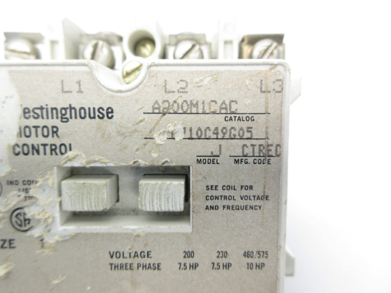 WESTINGHOUSE A200M1CAC 110/120V UNMP