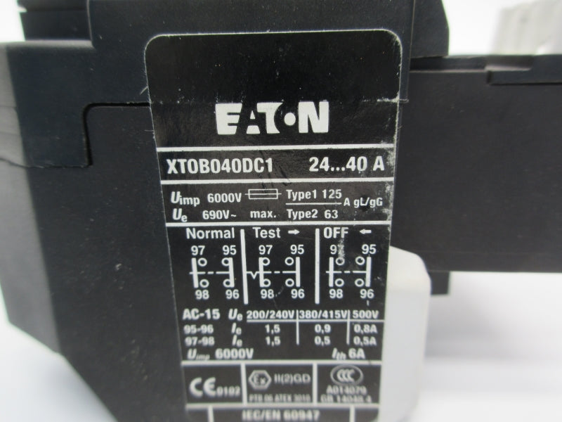 EATON XTOB040DC1 24-40A UNMP