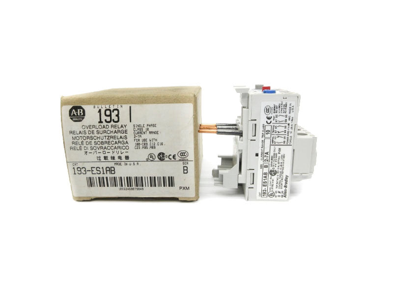 ALLEN BRADLEY 193-ES1AB SER. B 2-7A (BR/WH) NSMP