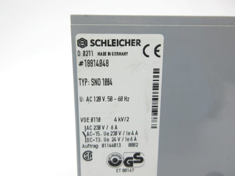 SCHLEICHER SNO1004 120VAC NSNP