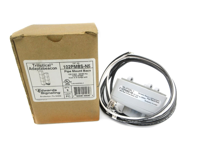 EDWARDS SIGNALING 102PMBS-N5 120VAC .60A NSMP