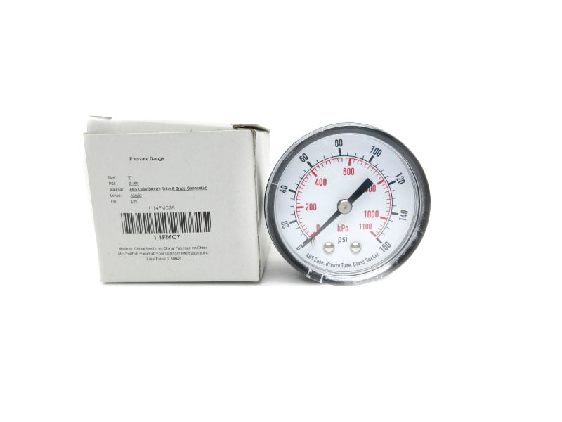 GRAINGER 4FMC7A 0-160PSI 2" NSMP