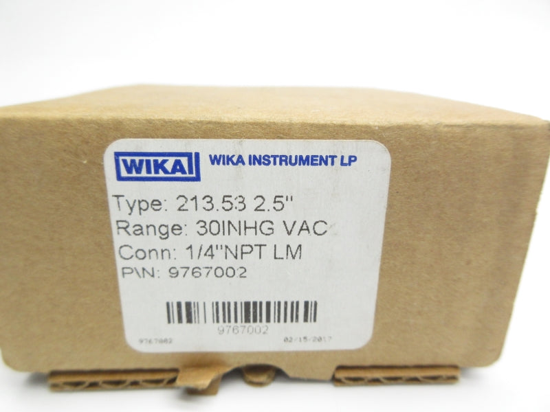WIKA 9767002 30"HGVAC NSMP