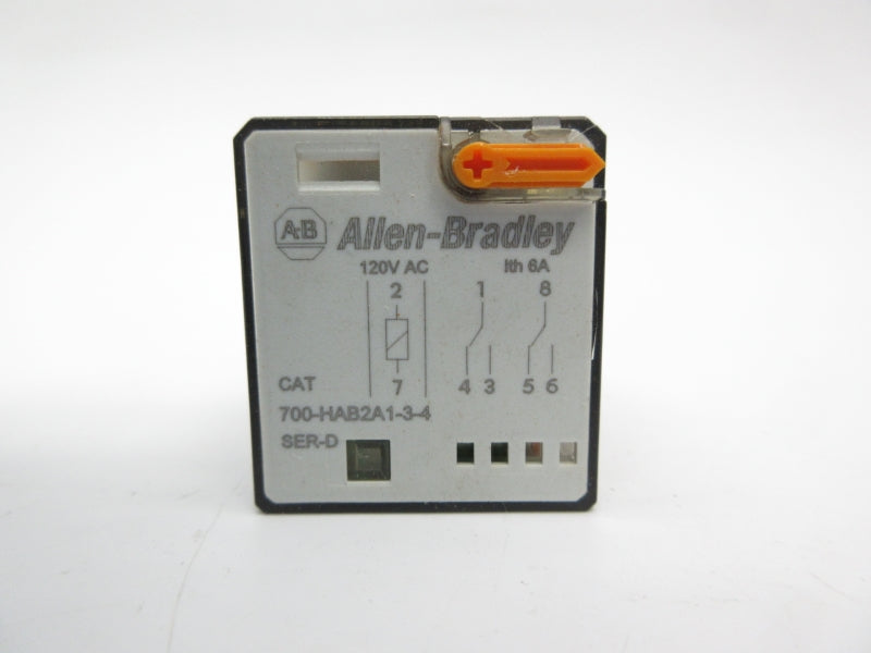 ALLEN BRADLEY 700-HAB2A1-3-4 SER. D 120VAC 6A NSNP