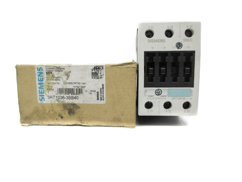 SIEMENS 3RT1036-3BB40 24V NSMP