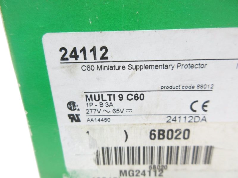 SCHNEIDER ELECTRIC 24112 277V 3A NSMP