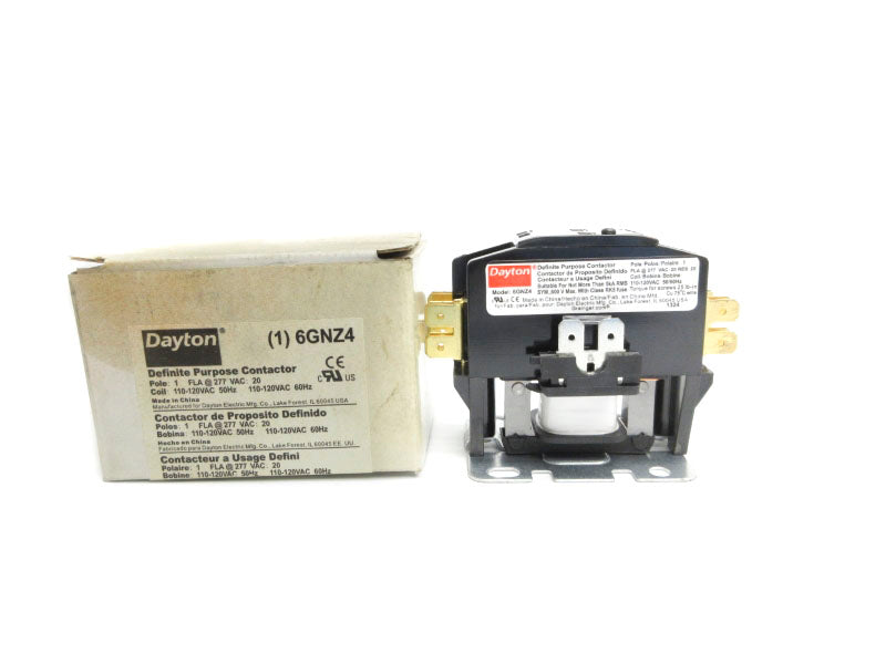 DAYTON 6GNZ4 110-120VAC 20A NSMP