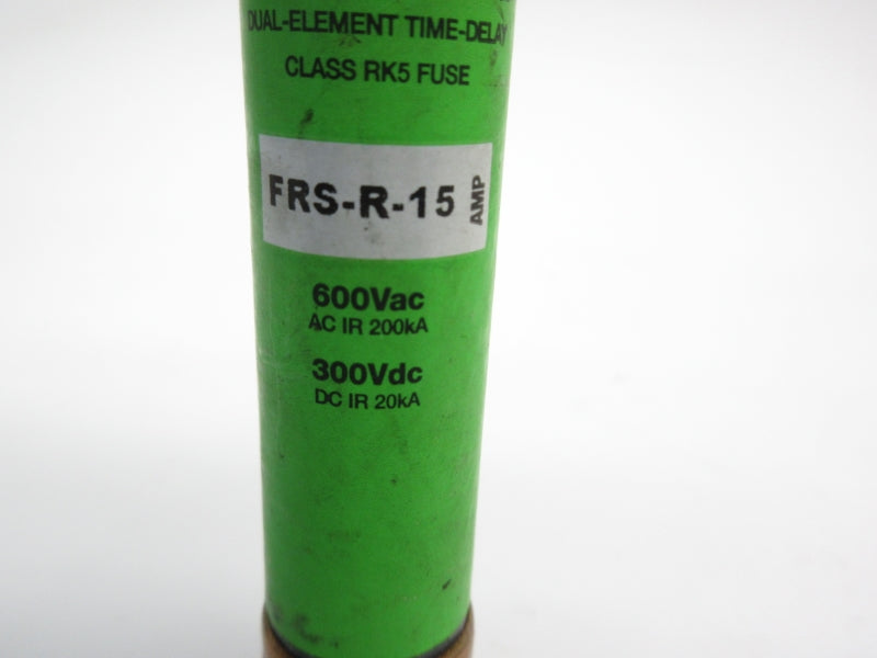BUSSMANN FRS-R-15 600VAC/300VDC 15A UNMP