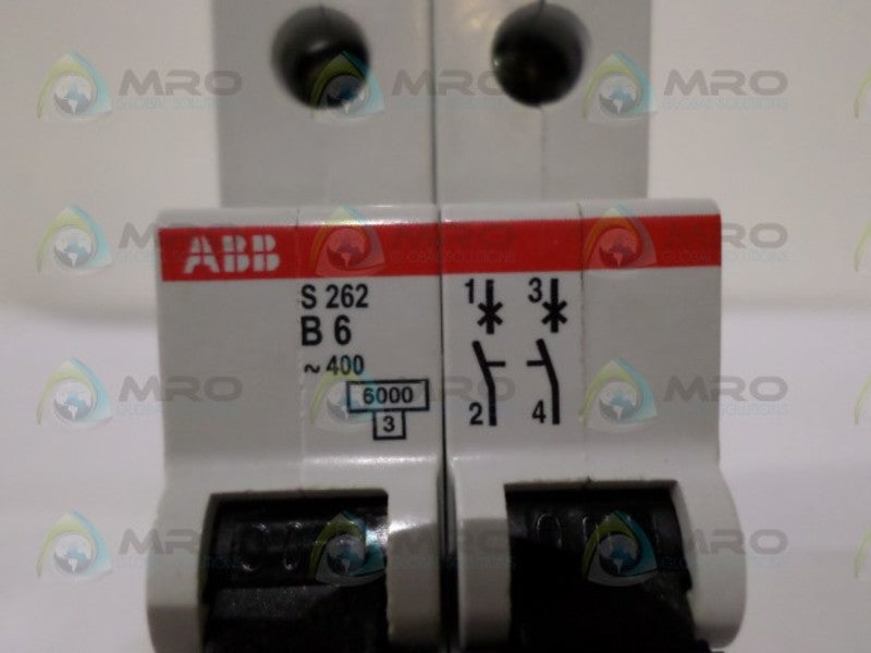 ABB S262-B6 CIRCUIT BREAKER 6A *NEW NO BOX*