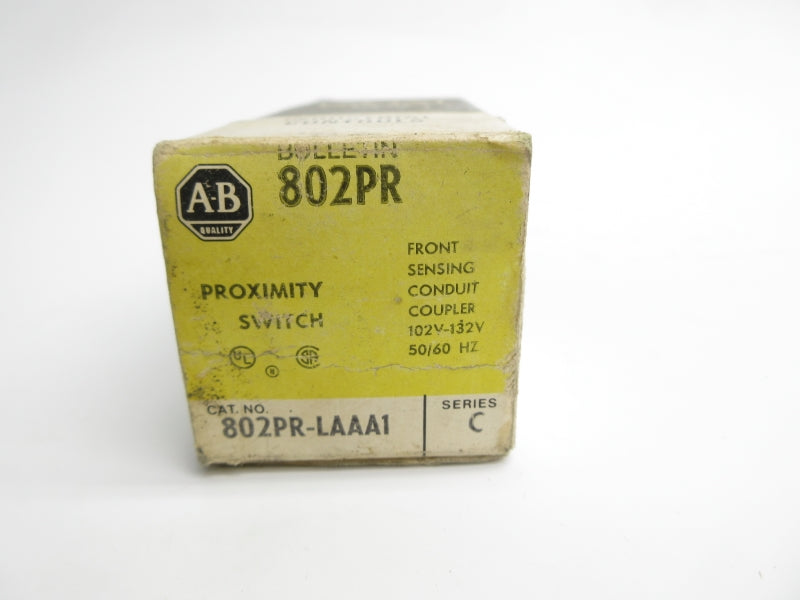 ALLEN BRADLEY 802PR-LAAA1 SER. C 102-132VAC 10A (BK/YL) NSMP
