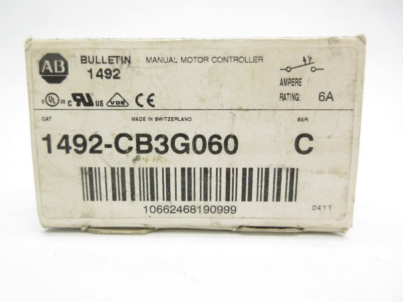 ALLEN BRADLEY 1492-CB3G060 SER. C 277VAC 6A NSMP