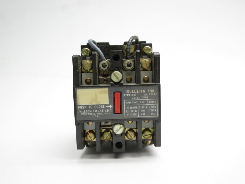 ALLEN BRADLEY 700-NM200A2 SER. D 220/240V NSNP
