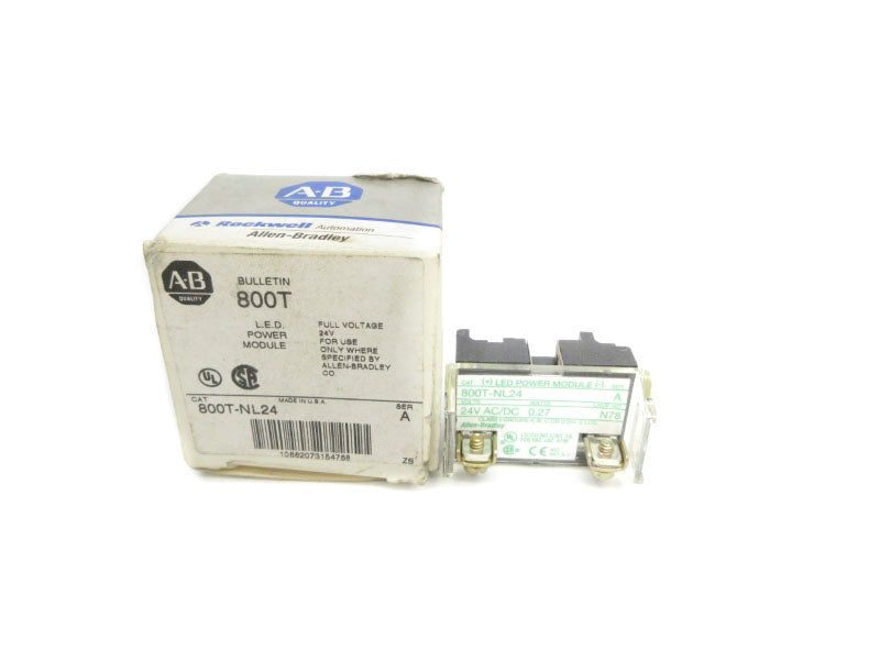 ALLEN BRADLEY 800T-NL24 SER. A 24VAC/DC (GY/BL) NSMP