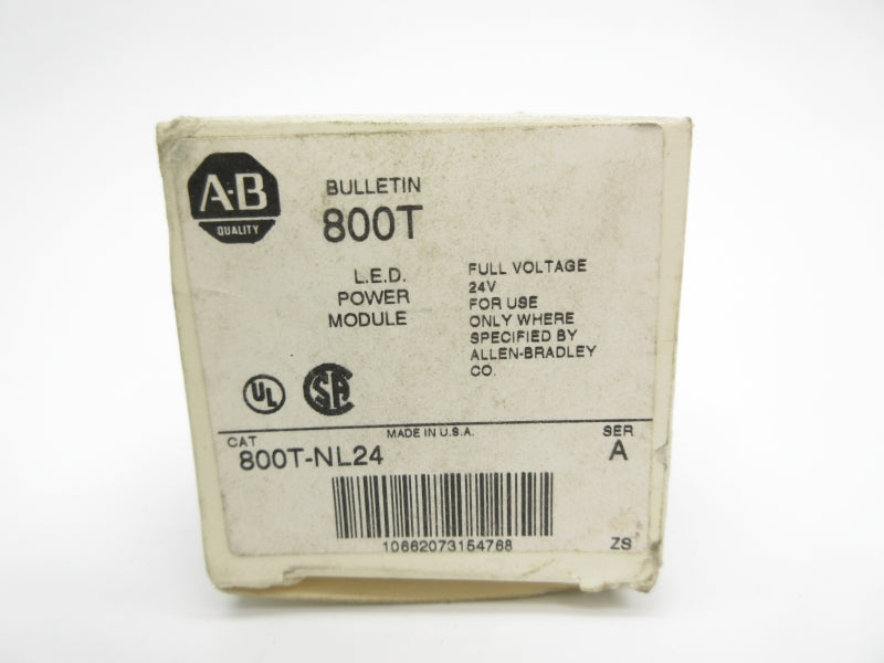 ALLEN BRADLEY 800T-NL24 SER. A 24VAC/DC (GY/BL) NSMP