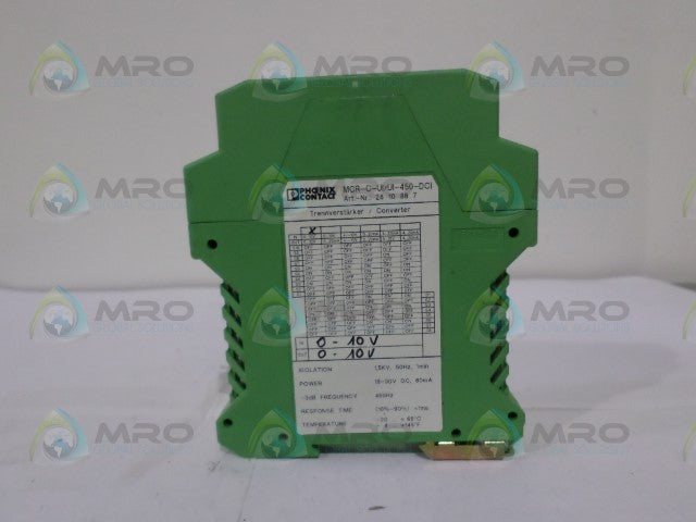 PHOENIX CONTACT MCR-C-UI/UI-450-DCI CONVERTER *NEW NO BOX*
