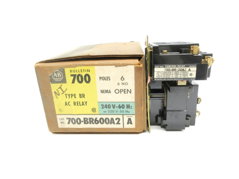 ALLEN BRADLEY 700-BR600A2 SER. A 220/240V 60A (BR/YL) NSMP