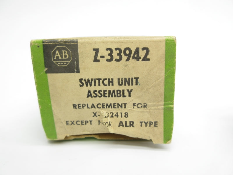 ALLEN BRADLEY Z-33942 (BK/GR) NSMP