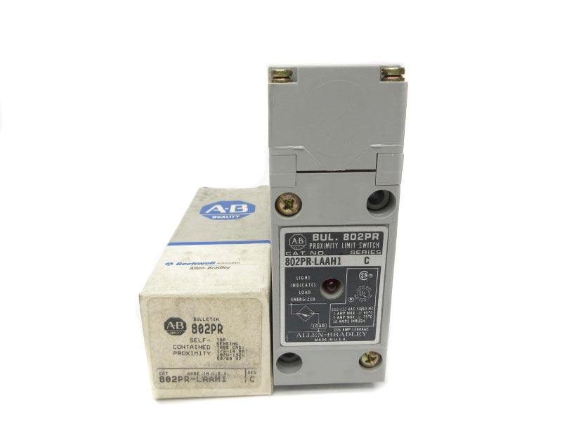 ALLEN BRADLEY 802PR-LAAH1 SER. C 102-132VAC 10A (GY/BL) NSMP