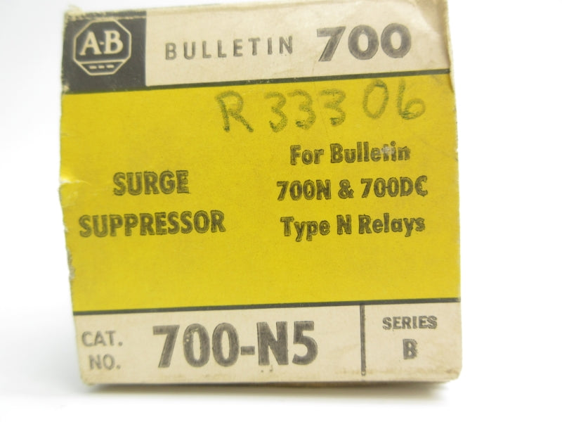 ALLEN BRADLEY 700-N5 SER. B 150VAC (BK/YL) NSMP