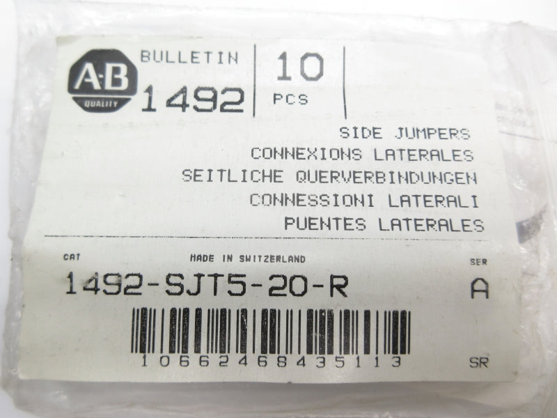 ALLEN BRADLEY 1492-SJT5-20-R SER. A (PKG OF 10) NSMP