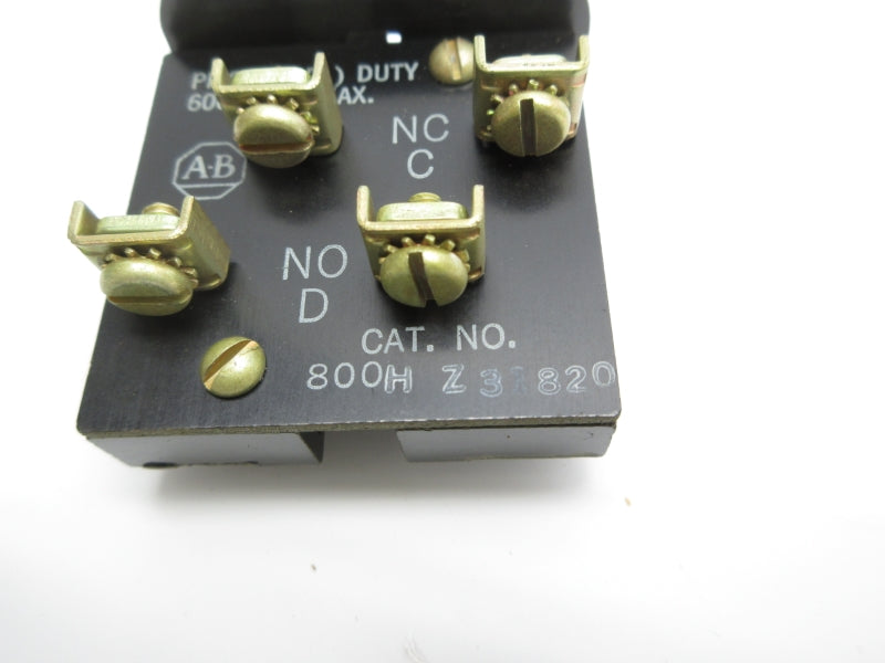 ALLEN BRADLEY 800H-Z31820 600VAC NSNP