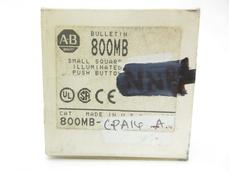 ALLEN BRADLEY 800MB-CPA16 SER. A 110/120V (GY/BL) NSMP