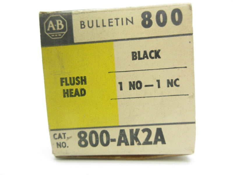 ALLEN BRADLEY 800-AK2A 600VAC (BK/YL) NSMP
