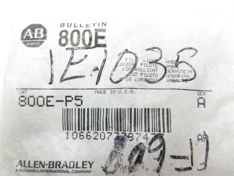 ALLEN BRADLEY 800E-P5 SER. A NSMP