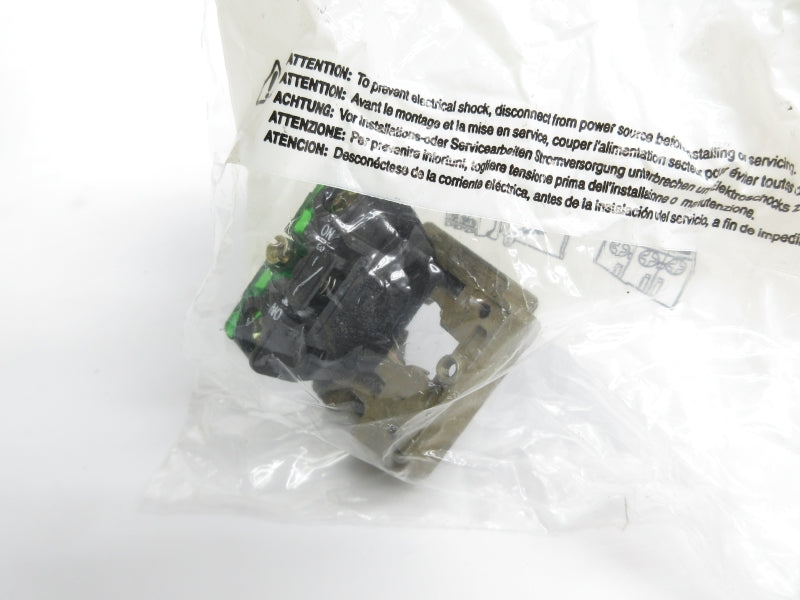 ALLEN BRADLEY 800E-2LX10 SER. A (PKG OF 5) (BR/WH) NSMP