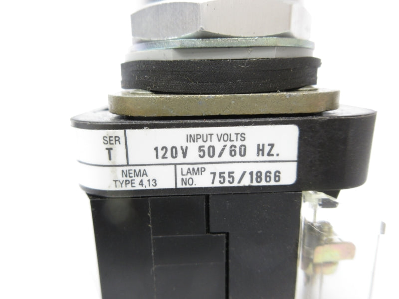 ALLEN BRADLEY 800T-FXP16A1 SER. T 120V (AS PICTURED) NSNP
