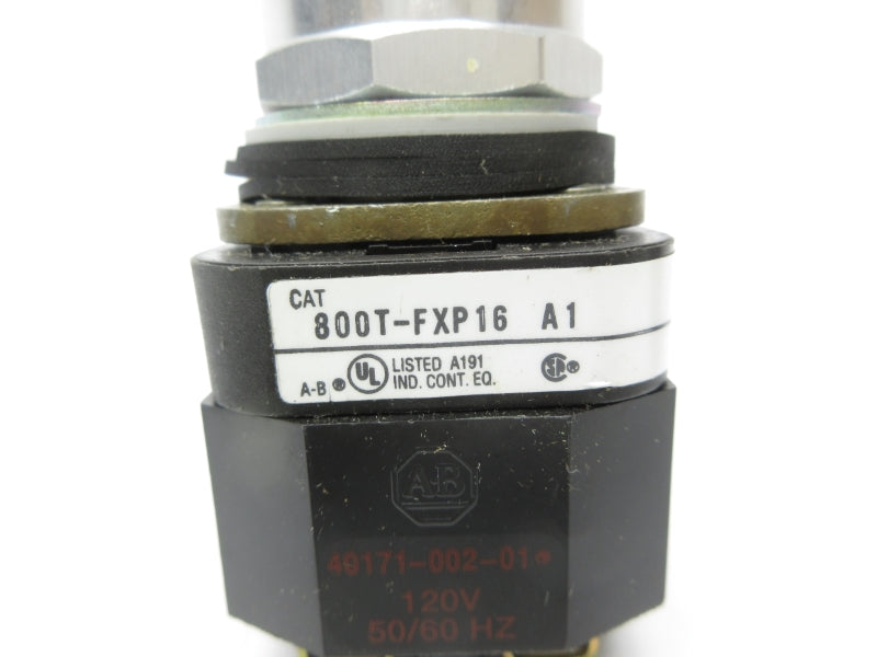 ALLEN BRADLEY 800T-FXP16A1 SER. T 120V (AS PICTURED) NSNP