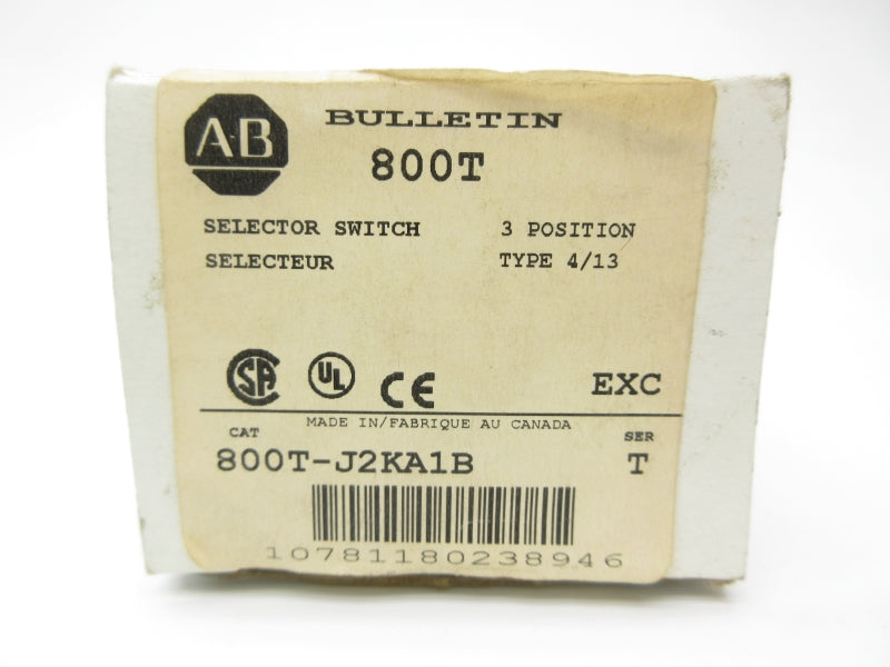 ALLEN BRADLEY 800T-J2KA1B SER. T (WH) NSMP