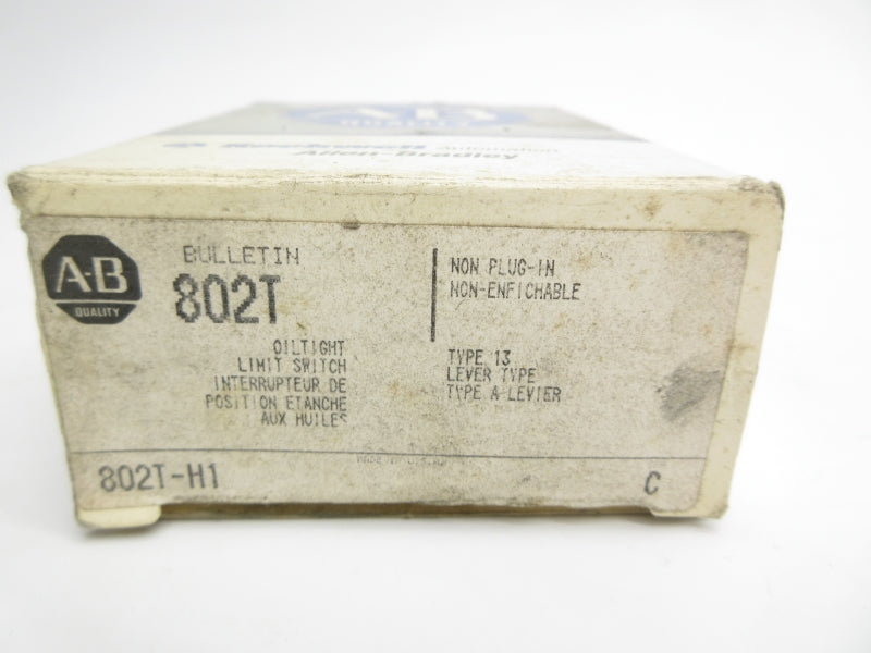ALLEN BRADLEY 802T-H1 SER. C 120-600VAC 60A (GY/BL) NSMP