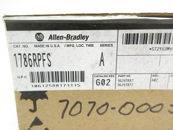 ALLEN BRADLEY 1786-RPFS SER. A 5VDC 3A NSMP