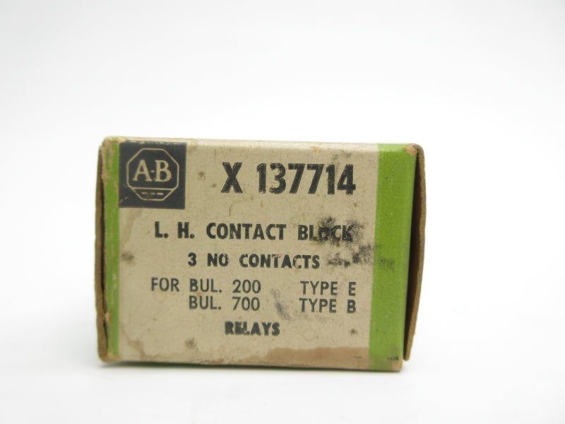 ALLEN BRADLEY X-137714 (BK/GR) NSMP