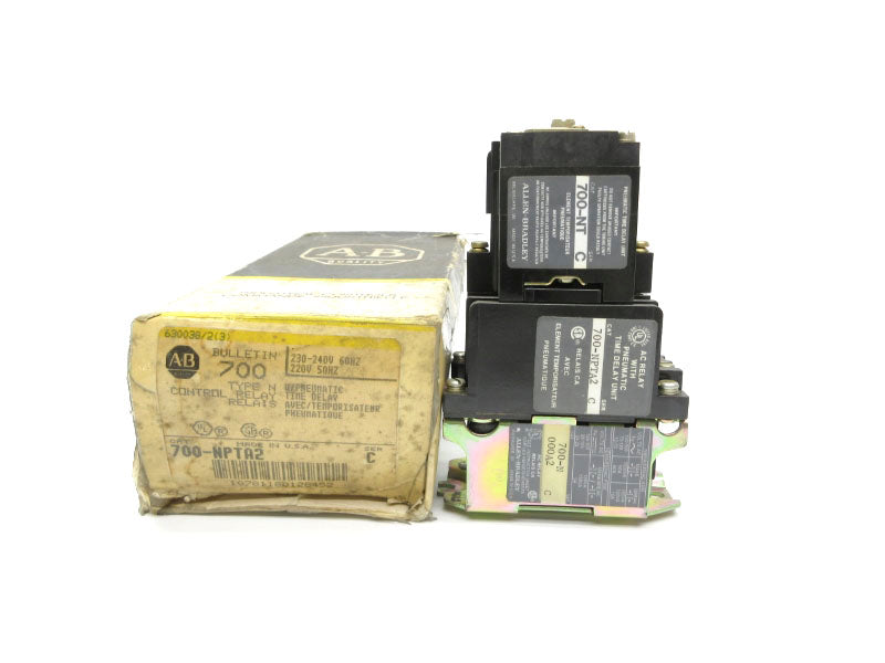 ALLEN BRADLEY 700-NPTA2 SER. C 220/240V 60A .1-60S (BK/YL) NSMP