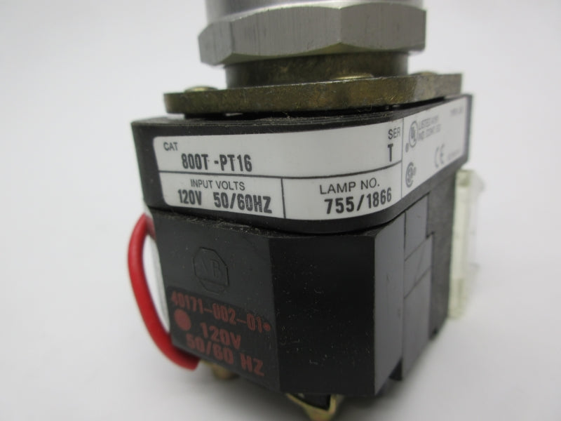 ALLEN BRADLEY 800T-PT16 SER. T 120V NSNP