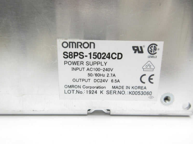 OMRON S8PS-15024CD 100-240VAC 2.7A NSNP