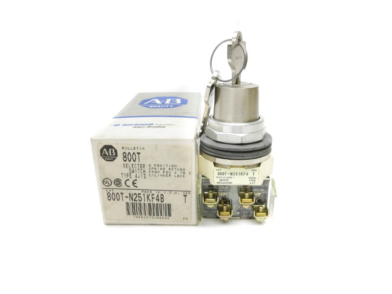 ALLEN BRADLEY 800T-N251KF4B SER. T (GY/BL) NSMP