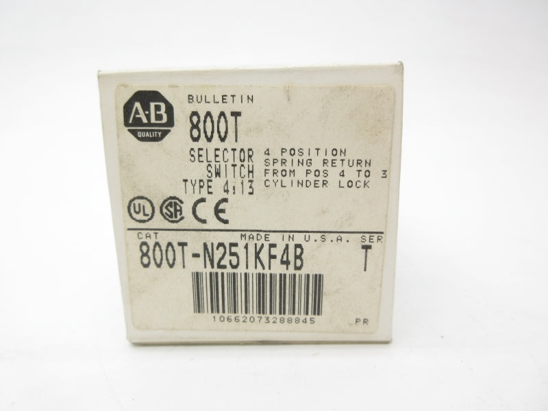 ALLEN BRADLEY 800T-N251KF4B SER. T (GY/BL) NSMP