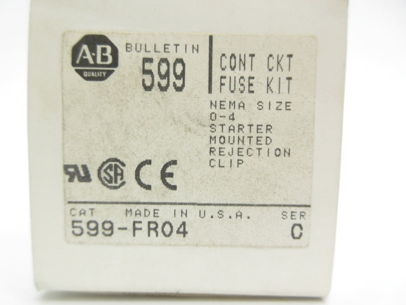 ALLEN BRADLEY 599-FR04 SER. C 600VAC 6A (GY/BL) NSMP