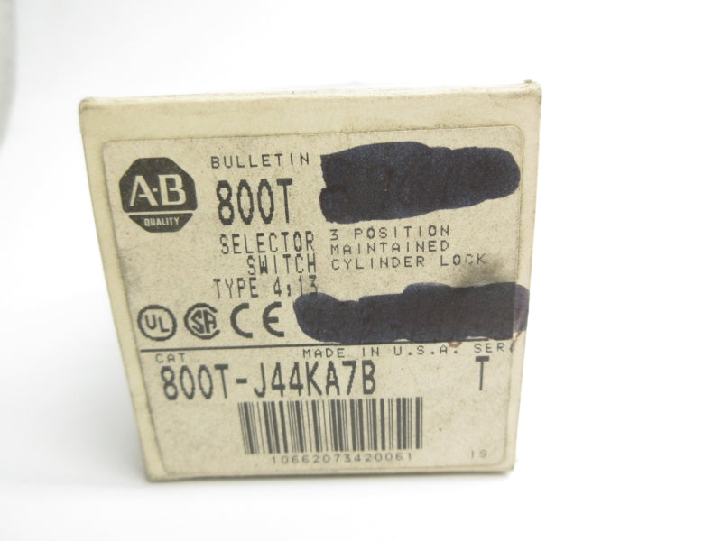 ALLEN BRADLEY 800T-J44KA7B SER. T (GY/BL) NSMP