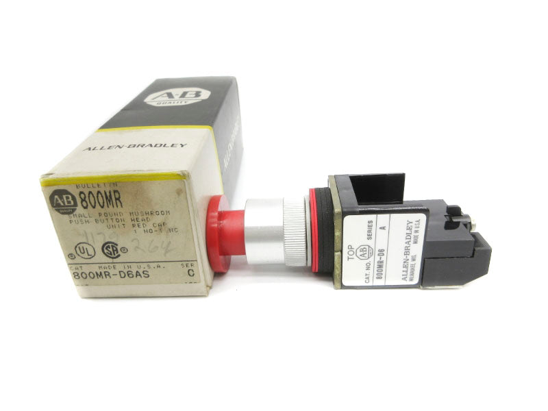 ALLEN BRADLEY 800MR-D6AS SER. C (BK/YL) NSMP